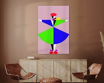 Frau abstrakt von Tatjana Korneeva