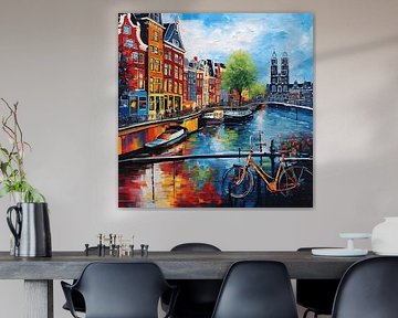 Amsterdam Canals by WeLoveArt