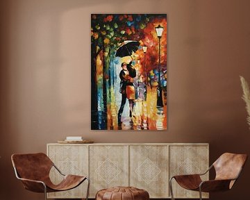 Abstract painting Rainy Dance by WeLoveArt