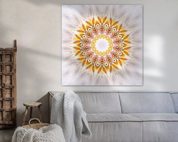 Mandala in soft colours, lighter version