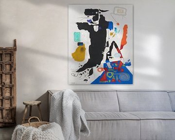 Willi Baumeister - Homoncule ascendant (1953) sur Peter Balan