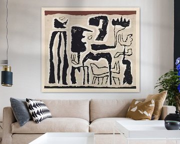 Willi Baumeister - Afrikanisch (récit africain) (1950) sur Peter Balan