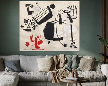 Willi Baumeister - Mouvement noir (1950) sur Peter Balan