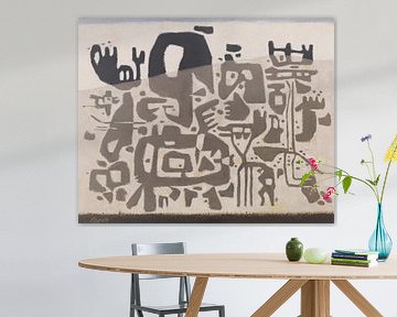 Willi Baumeister - Relation (1950) sur Peter Balan