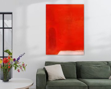 Rotes Feld - Kühnes, minimalistisches, abstraktes Erscheinungsbild von Mosaic Dialogue