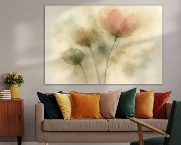 Luftige botanische Aquarellblumen von Art & Soul Creations