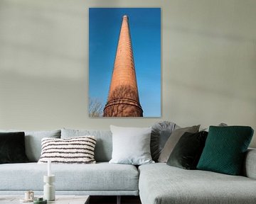 high chimney at blue sky sur ChrisWillemsen