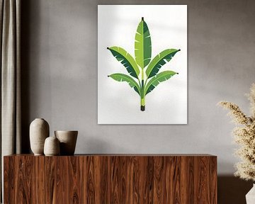 Tropical Banana Leaf by Giandra Safaraz