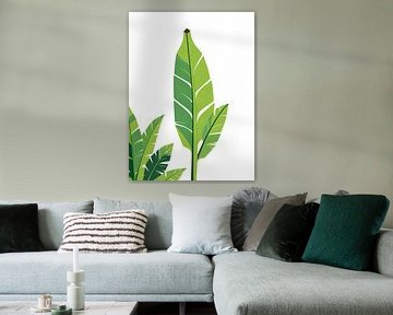 Tropical Banana Leaf by Giandra Safaraz