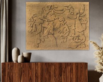 Willi Baumeister - Mock relief (1952) by Peter Balan