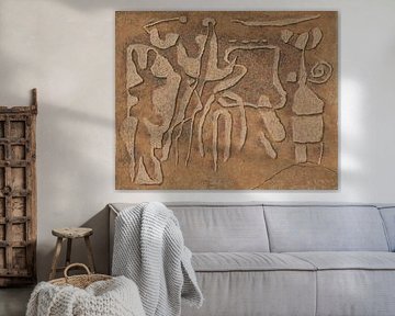 Willi Baumeister - Urrwo (Braunes Reliefbild) (1951)