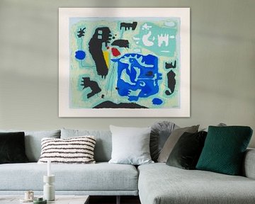 Willi Baumeister - Composition en vert (1954) sur Peter Balan