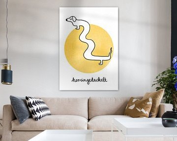 Hereingedackelt - geel van Bainai