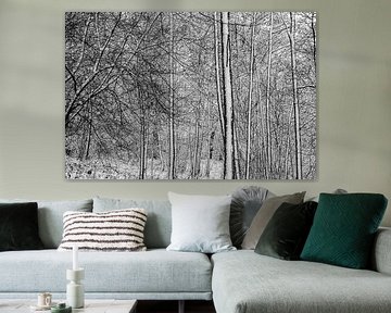 Winters landschap van Hanneke Luit