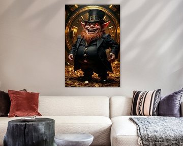 BANK VAULT GOBLIN – Ein Kobold präsentiert sein Gold im Banktresor von INFERAURUM