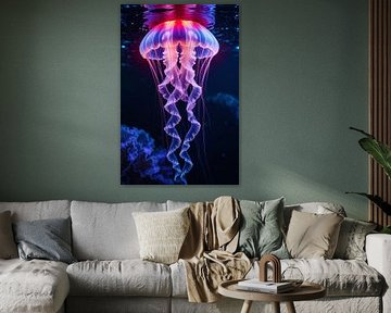 Jellyfish in the ocean