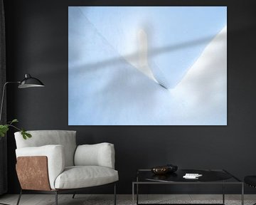 Snow dunes form beautiful abstract shapes in Lauwersmeer National Park. by Bas Meelker