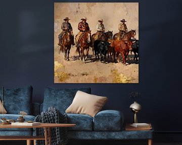 Four Hearts, One Trail by Johannas Art Creations