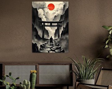 La voie des samouraïs vers le soleil rouge