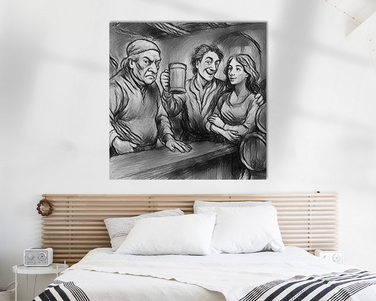 Example of the artwork in a room