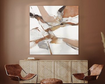 Gesprungene Erde in beigem Glanz