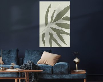 Stille Blätter in Salbeigrün