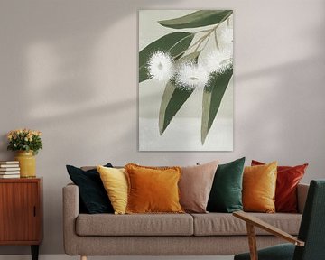 White silence on a branch