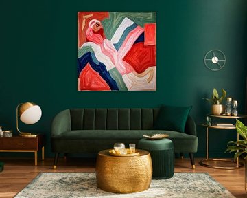 Fragmented Emotions A Dance of Color and Movement