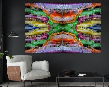 Rhythm in Colour - Ibiza town by Bas Potman