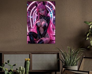 LUXURIA – Sexy Anime Devil Girl in een Fetisj Outfit