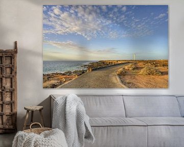 Weg zum Leuchtturm am Punta Pechiguera auf Lanzarote von Michael Valjak