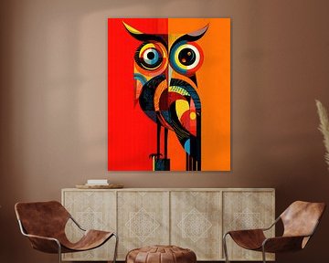 PopArt Guardian of the divided colours by Klaus Tesching - Art-AI