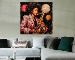 Example of the artwork in a room