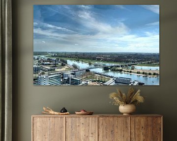 Uitzicht over de Rijn in Arnhem