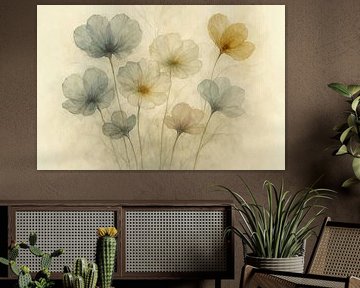 Transparente Blumen in Pastellfarben von Art & Soul Creations