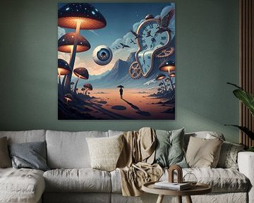 Traum jenseits der Realität - Surreale Vorstellungskunst von Aden Pink Galerry