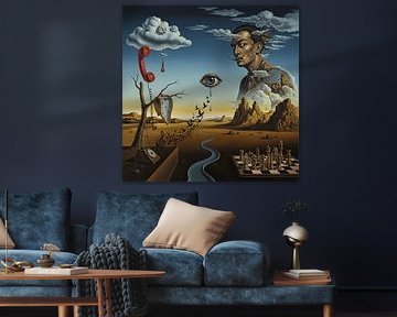 Dreambound Reality – Modern Surrealism Wall Art by Aden Pink Galerry