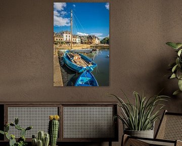 The harbour of Port Saint-Goustan, Auray, Brittany by Christian Müringer