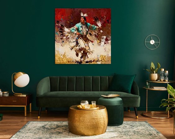 Example of the artwork in a room