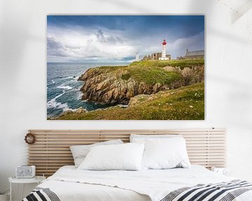 Phare de Saint-Mathieu and Abbaye de Saint-Mathieu, Plougonvelin, Brittany by Christian Müringer