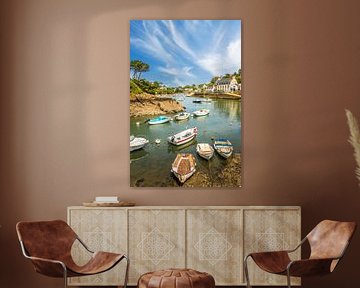 The harbour bay of Doëlan, Clohars-Carnoët, Brittany