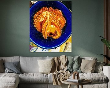 Still life / nature morte with octopus