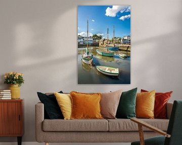 The old harbour of Port Saint-Goustan, Auray, Brittany by Christian Müringer