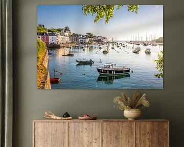 Idyllic harbour of Sauzon, Belle-Ile-en-Mer, Brittany