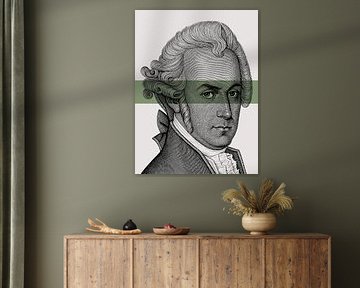 Wolfgang Amadeus in Balance - Grün von Christiane Schott