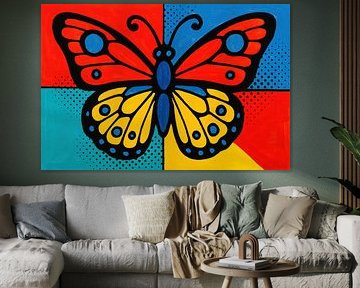 Graphic butterfly with strong contrasts by Imperial Art House