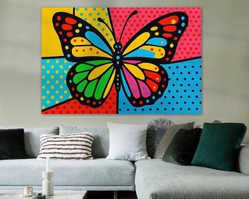 Graphic butterfly with dots by Imperial Art House