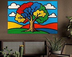 Example of the artwork in a room