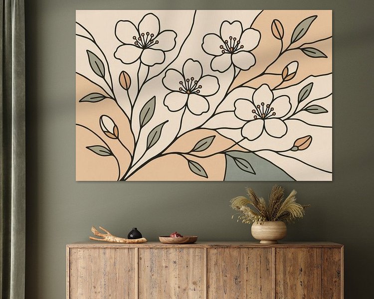 Example of the artwork in a room