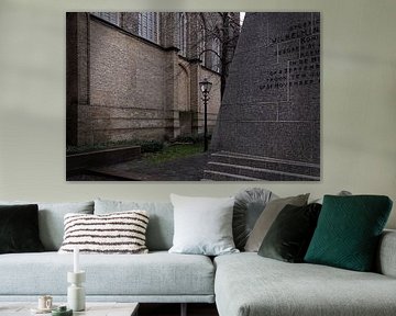 Dedicated in Silence - Back of the Wilhelmina monument by Robert Jan Smit